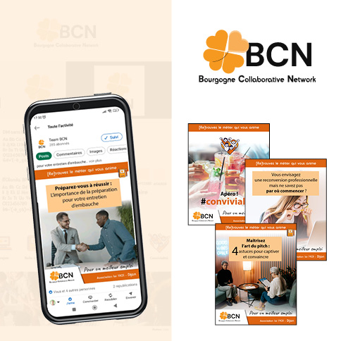 BCN Campagne de promotion sur Réseaux sociaux LinkedIn