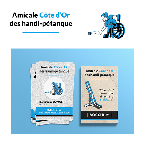 Travail Amicale Côte d'Or des handi-pétanque