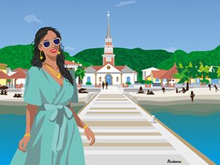 Illustration Rodamu - Martinique Les Anses d'Arlet