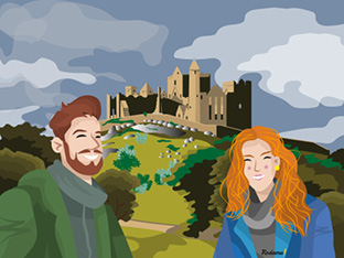 Illustration Rodamu - Irlande Rock of Cashel