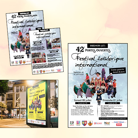 Affiche spectacles du monde Imbsheim