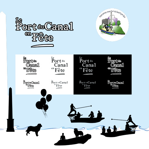 Port du canal en fête - renfort de marque