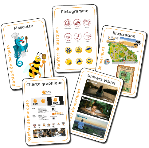 cartes de renfort de marque
